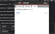 MyShows: TV Show tracker chrome谷歌浏览器插件_扩展第2张截图