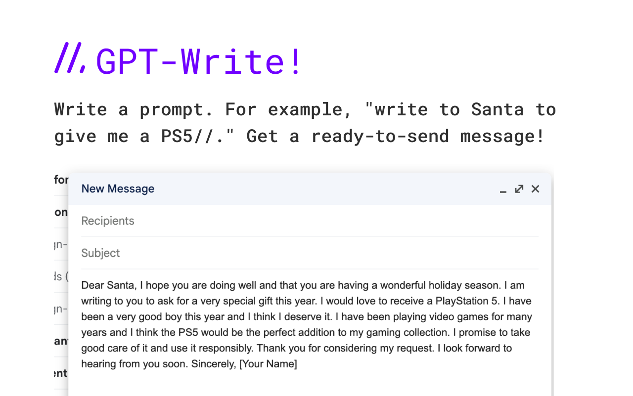 GPT-Write! chrome谷歌浏览器插件_扩展第1张截图