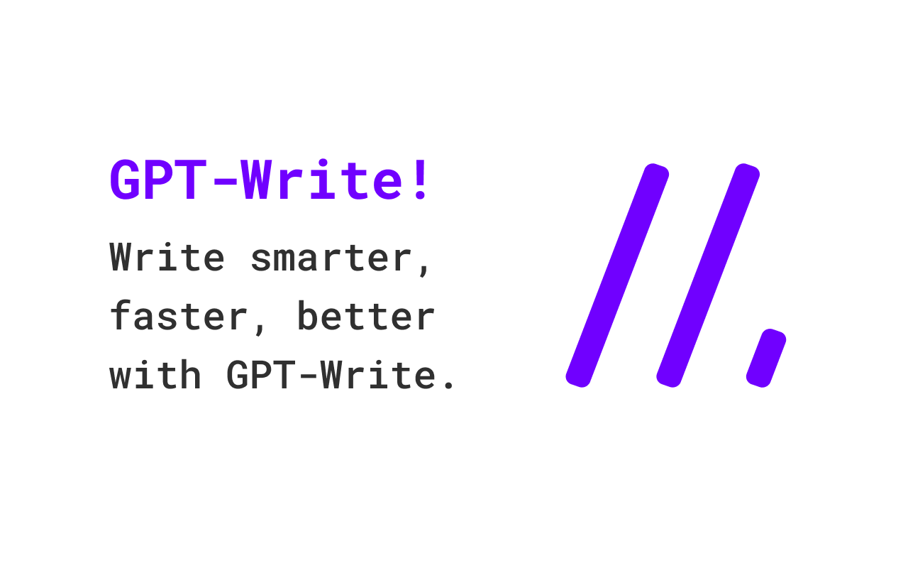 GPT-Write! chrome谷歌浏览器插件_扩展第2张截图