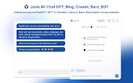 Jarvis AI: Chat GPT, Bing, Claude, Bard, BOT chrome谷歌浏览器插件_扩展第2张截图
