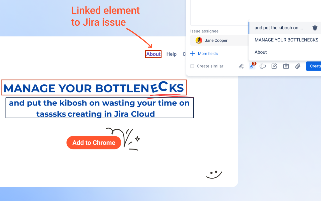Jira Issue Creator in Chrome - Screen&Draw chrome谷歌浏览器插件_扩展第2张截图