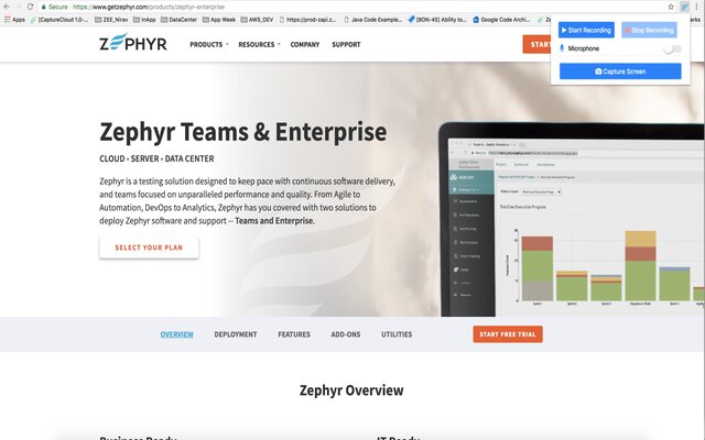 Zephyr Capture for JIRA chrome谷歌浏览器插件_扩展第2张截图