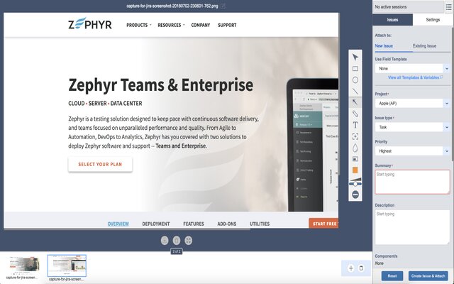 Zephyr Capture for JIRA chrome谷歌浏览器插件_扩展第3张截图