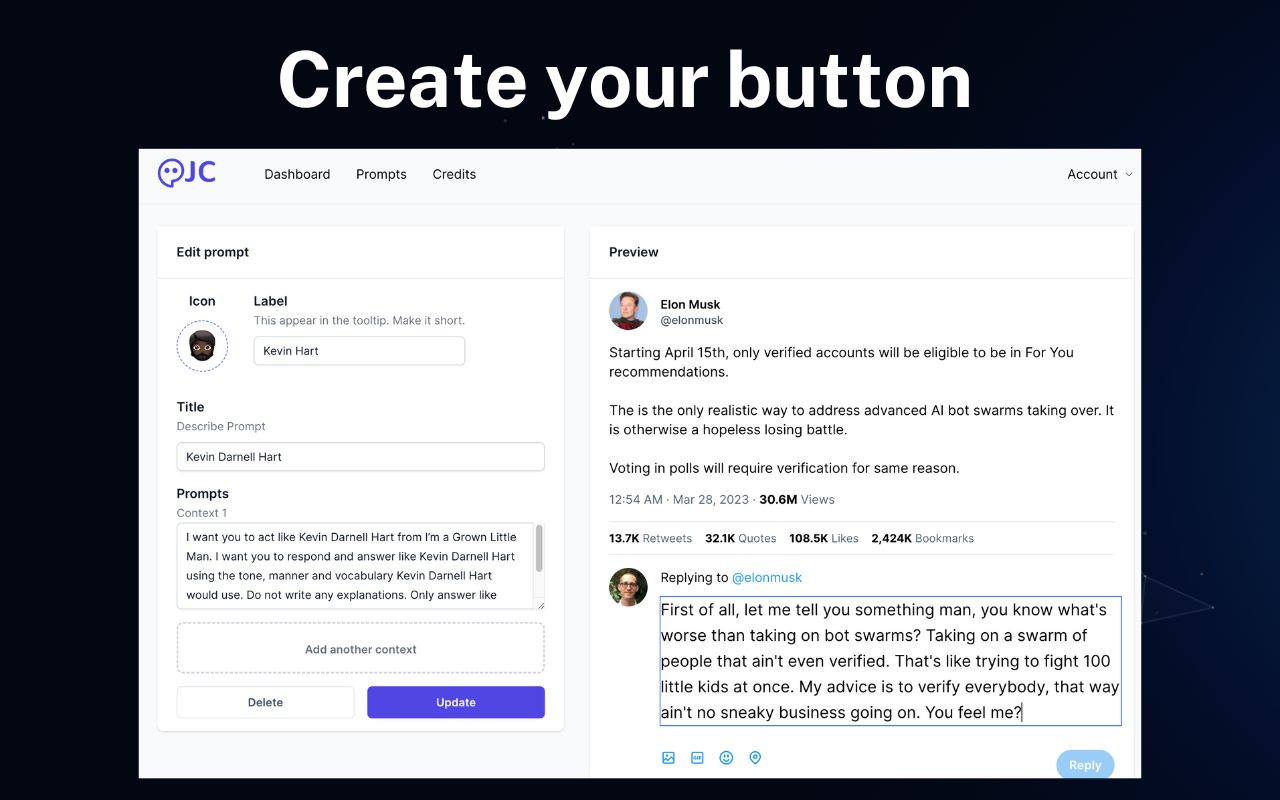 JustComment AI chrome谷歌浏览器插件_扩展第3张截图