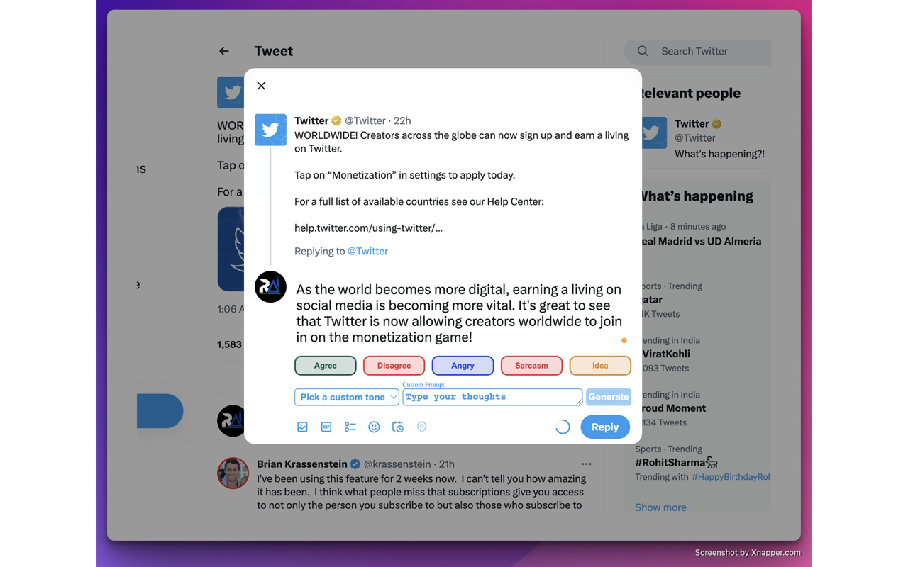 Reacti AI chrome谷歌浏览器插件_扩展第4张截图