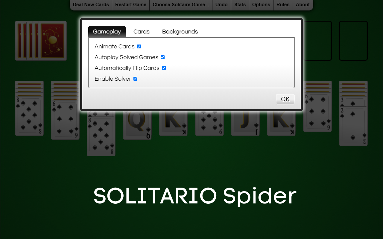 Solitario Spider chrome谷歌浏览器插件_扩展第2张截图