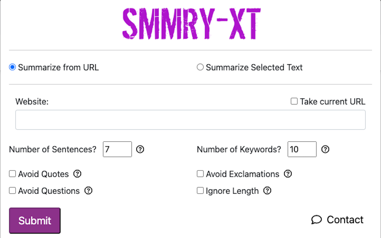 SMMRY-XT chrome谷歌浏览器插件_扩展第6张截图