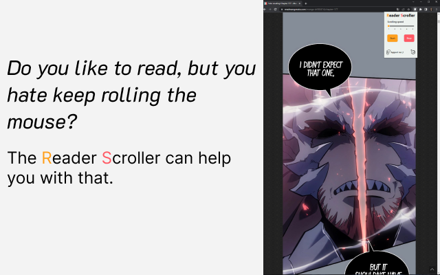 Reader Scroller chrome谷歌浏览器插件_扩展第1张截图