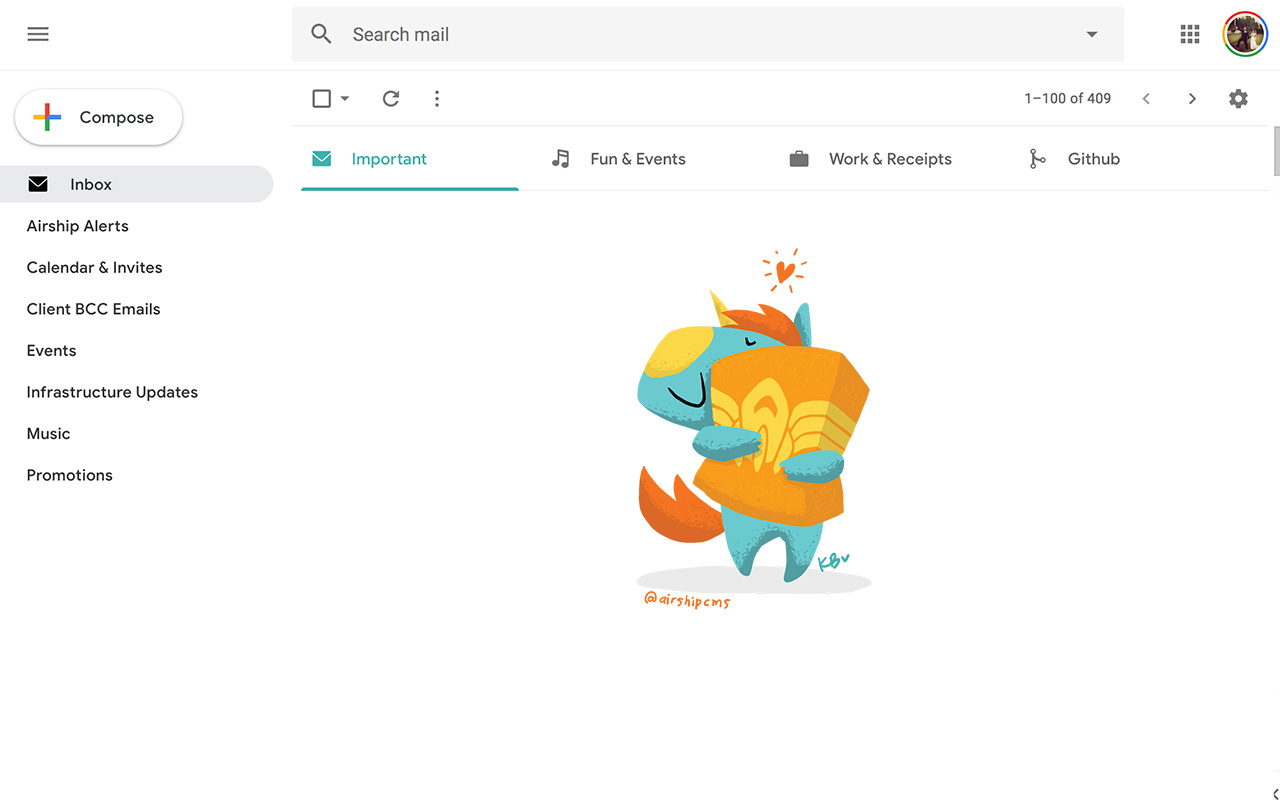 Unicorny Gmail chrome谷歌浏览器插件_扩展第2张截图