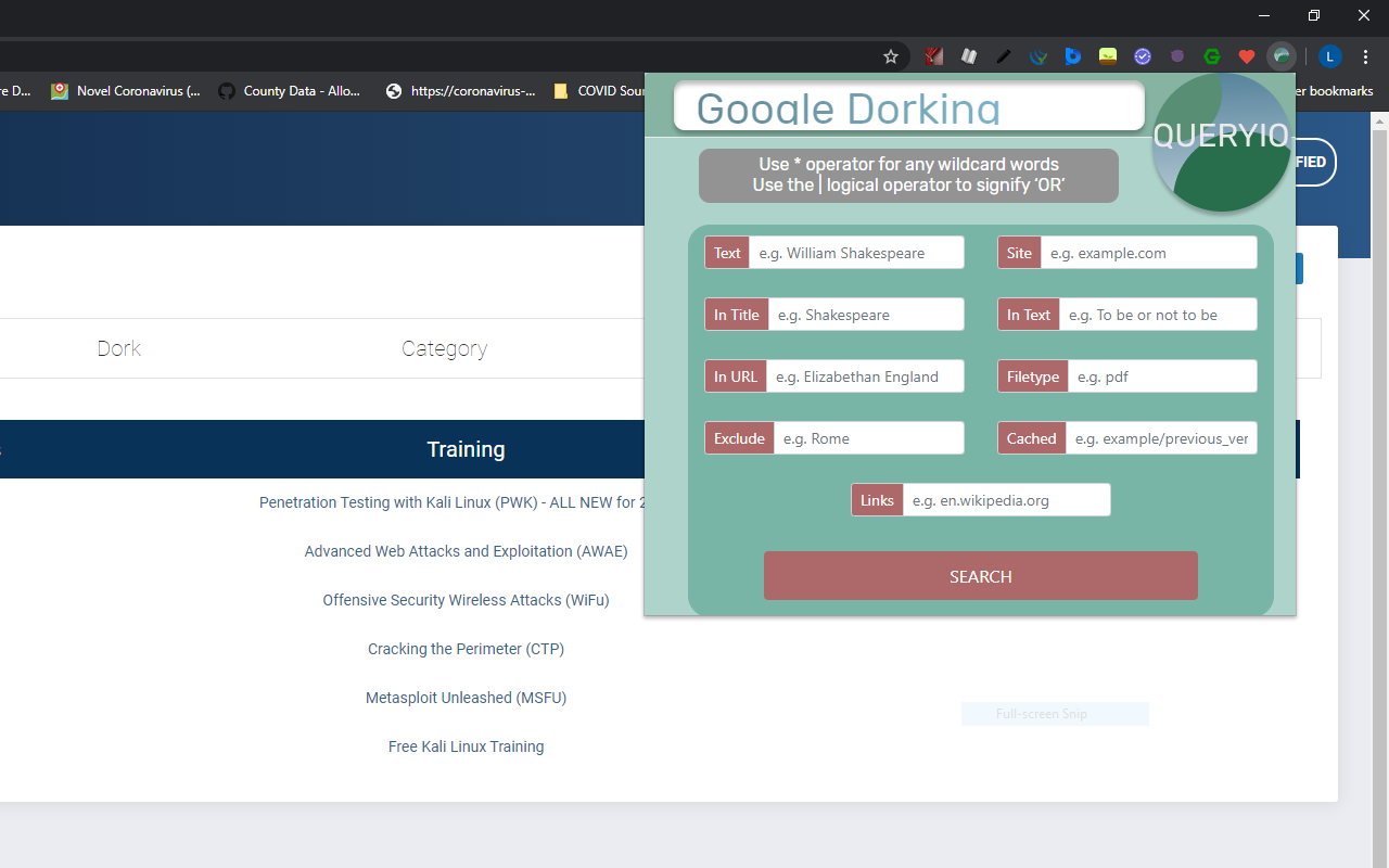 QueryIO chrome谷歌浏览器插件_扩展第1张截图