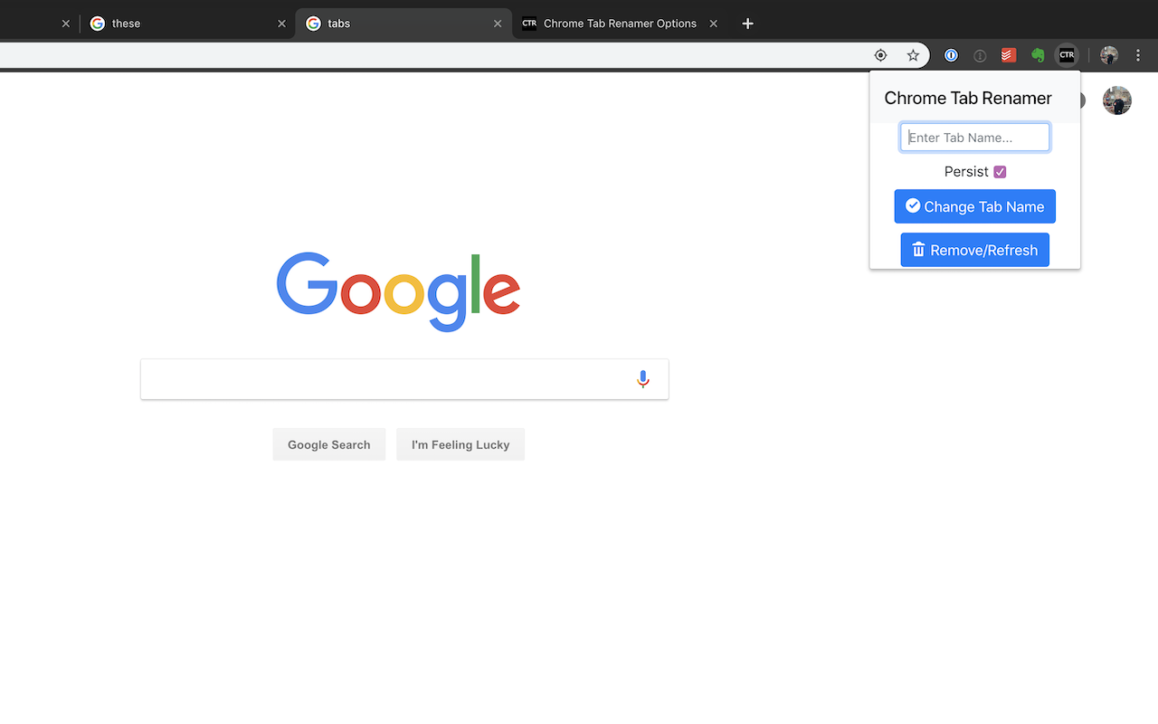 Chrome Tab Renamer chrome谷歌浏览器插件_扩展第2张截图