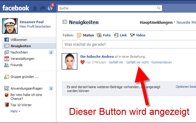 Dislike Button for Facebook chrome谷歌浏览器插件_扩展第1张截图