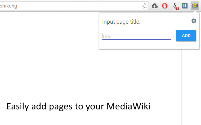 MediaWiki Page adder chrome谷歌浏览器插件_扩展第1张截图