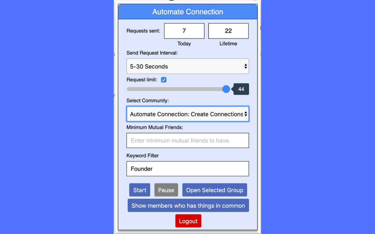 Automate Connection chrome谷歌浏览器插件_扩展第1张截图