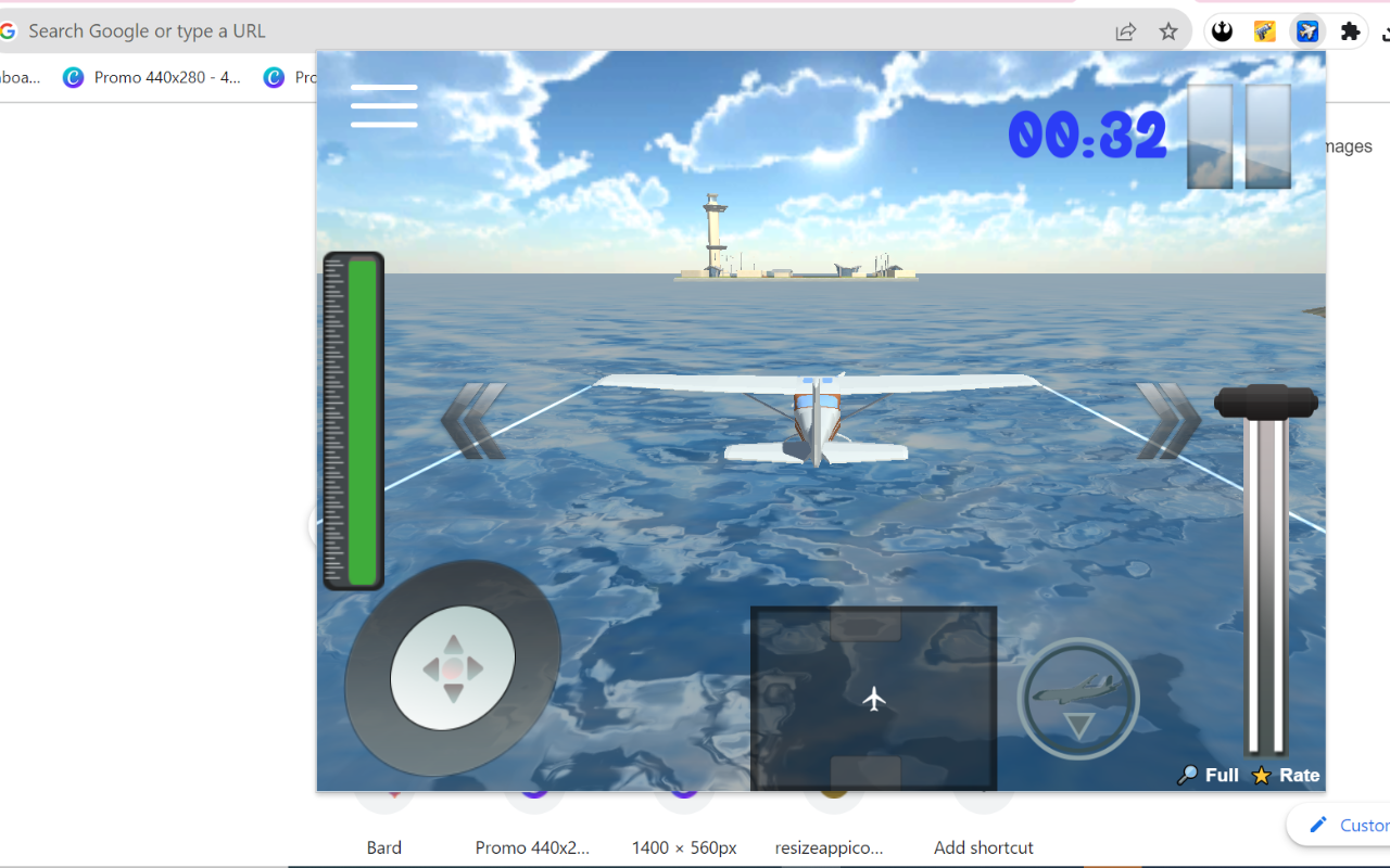 Real Flight Simulator Game chrome谷歌浏览器插件_扩展第1张截图