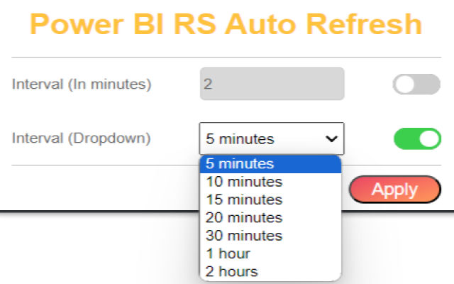 Power BI RS Refresh chrome谷歌浏览器插件_扩展第1张截图