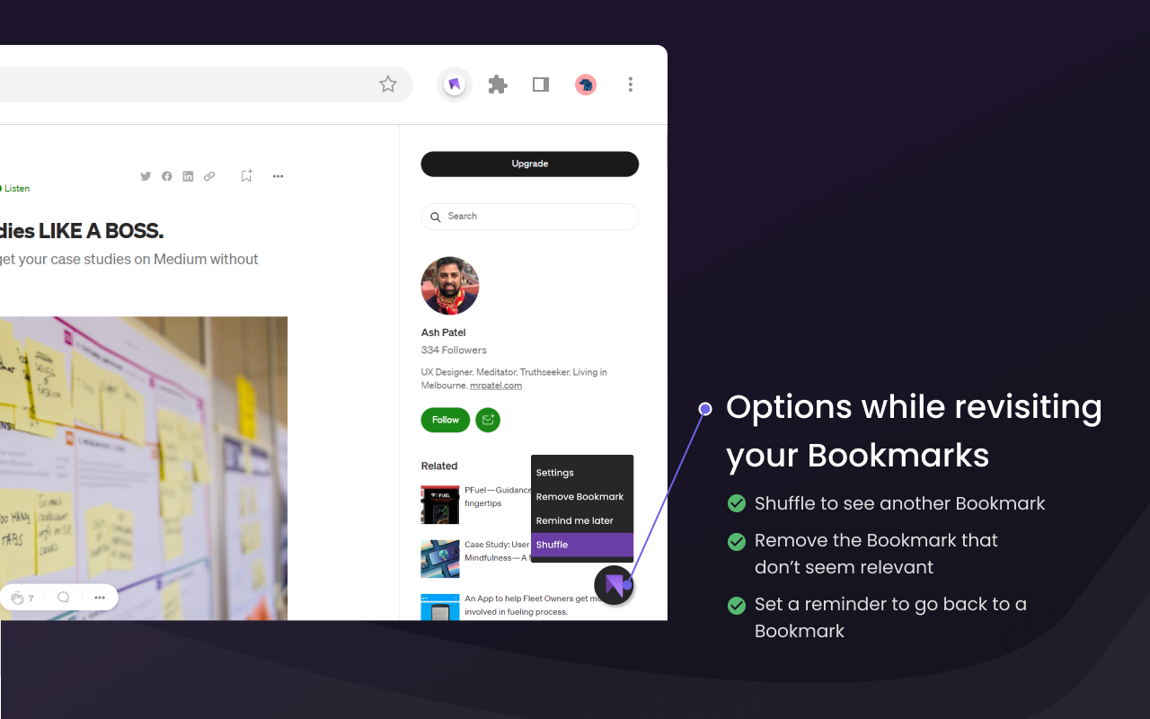 Bookmarkoftheday chrome谷歌浏览器插件_扩展第1张截图