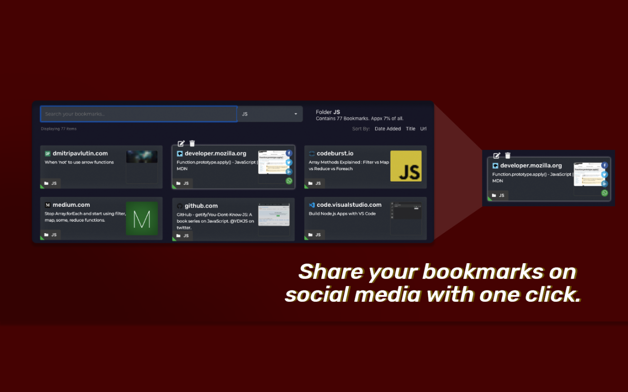 BookmarkBy chrome谷歌浏览器插件_扩展第1张截图