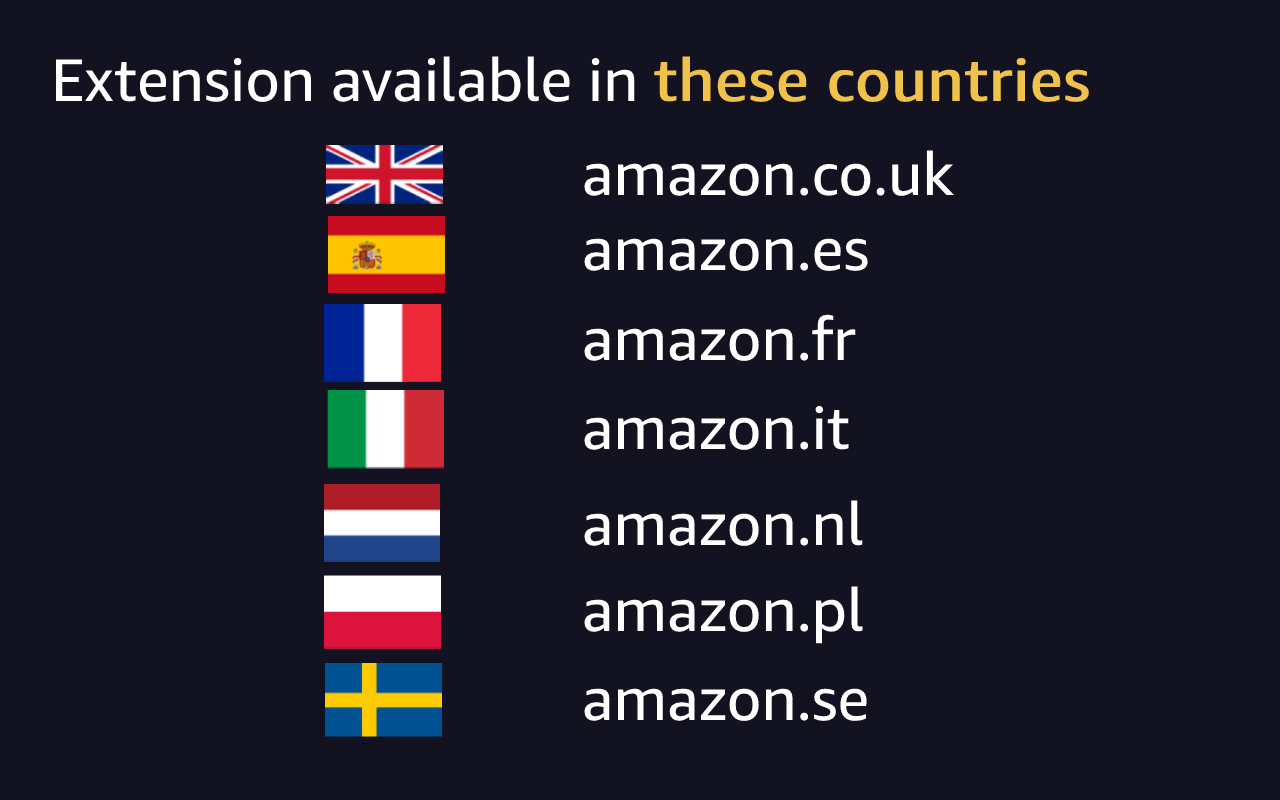 Save on your Amazon purchases in Europe chrome谷歌浏览器插件_扩展第5张截图
