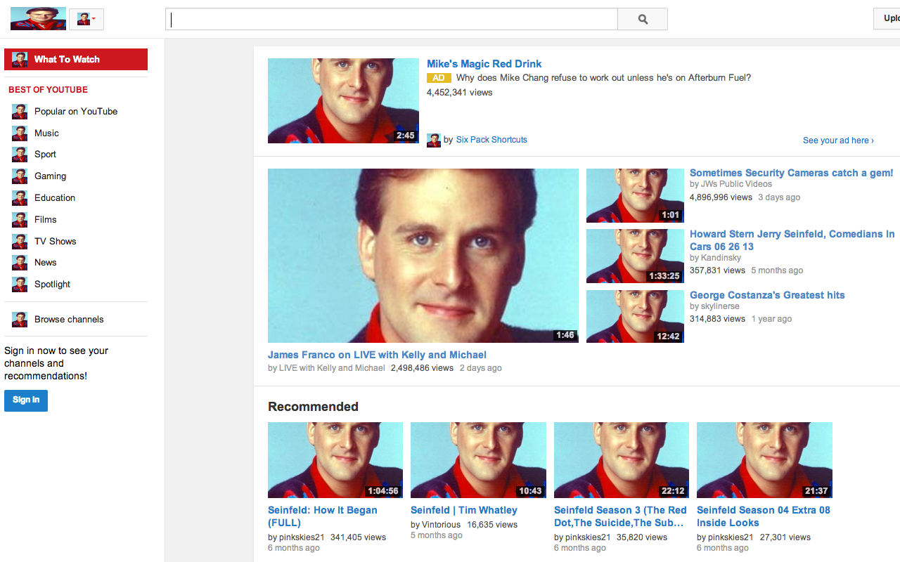 Same Picture of Dave Coulier chrome谷歌浏览器插件_扩展第2张截图