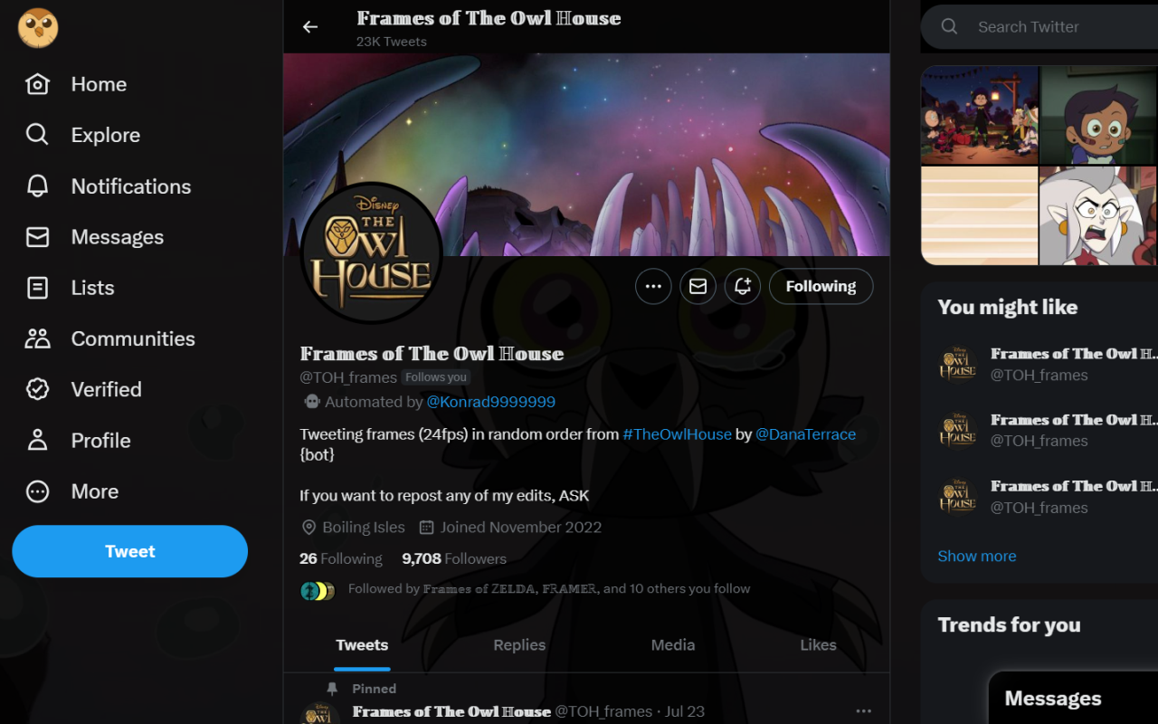 The Owl Twitter chrome谷歌浏览器插件_扩展第1张截图