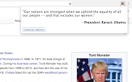 Not My President chrome谷歌浏览器插件_扩展第1张截图