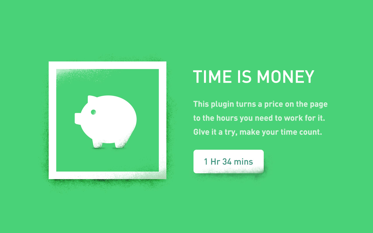 Time Is Money chrome谷歌浏览器插件_扩展第2张截图