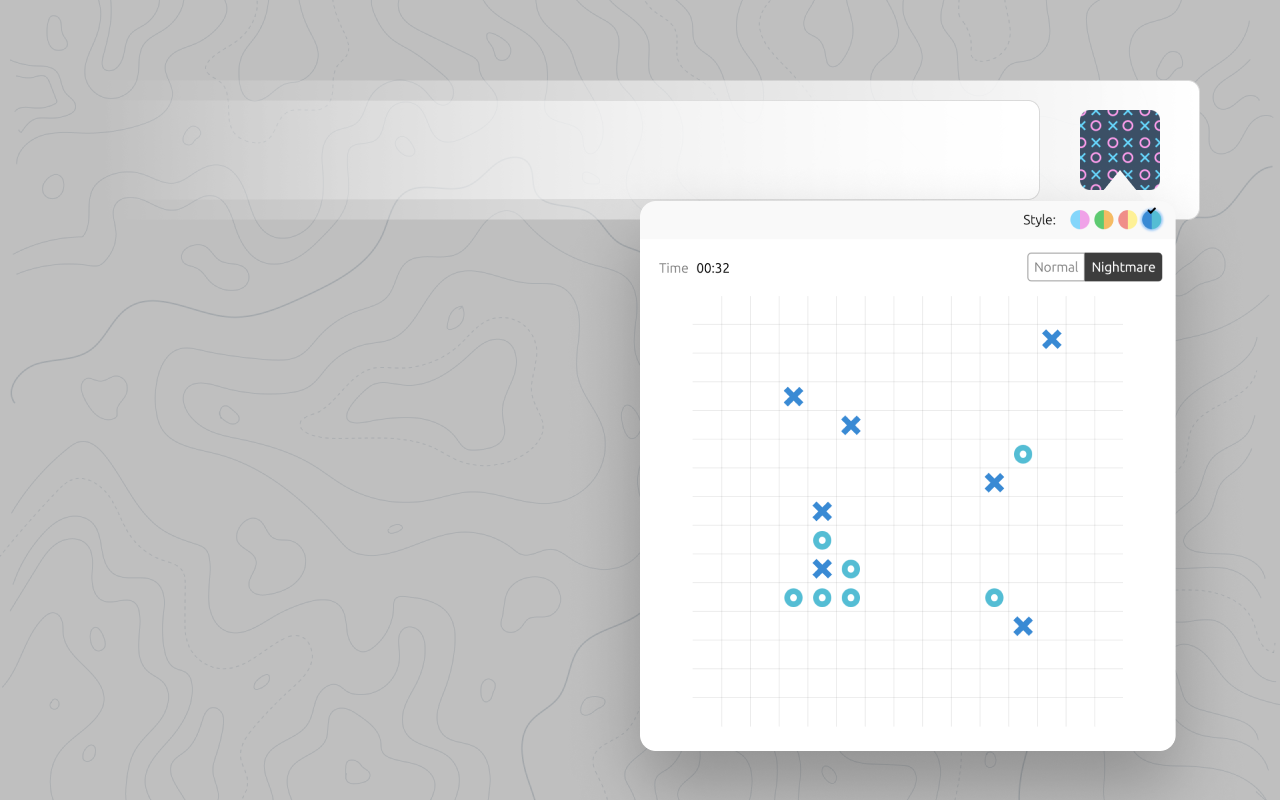 Tic Tac Toe 5 In Row chrome谷歌浏览器插件_扩展第1张截图