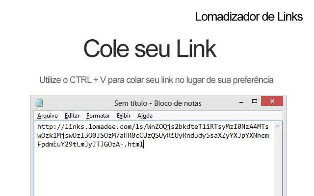 Lomadizador de links chrome谷歌浏览器插件_扩展第3张截图