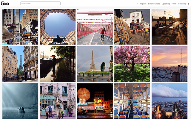 500px New Tab chrome谷歌浏览器插件_扩展第4张截图