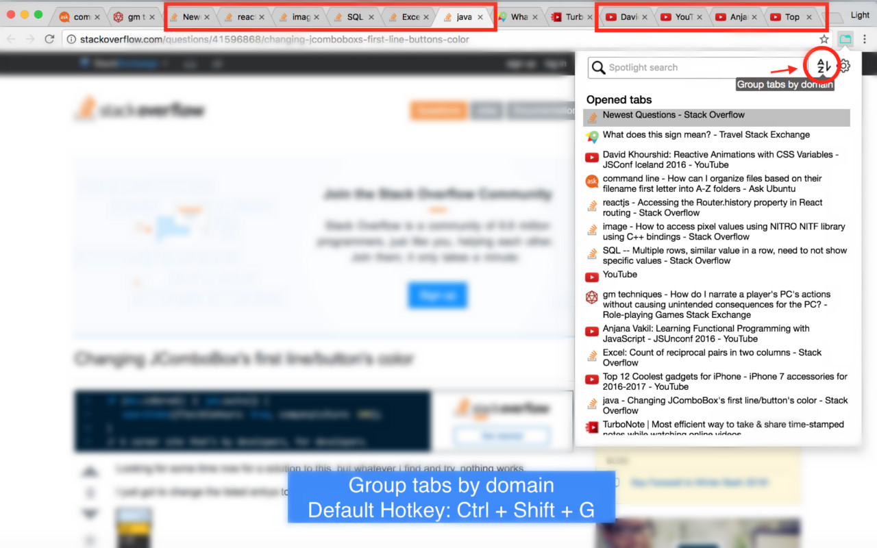 TurboTab chrome谷歌浏览器插件_扩展第3张截图