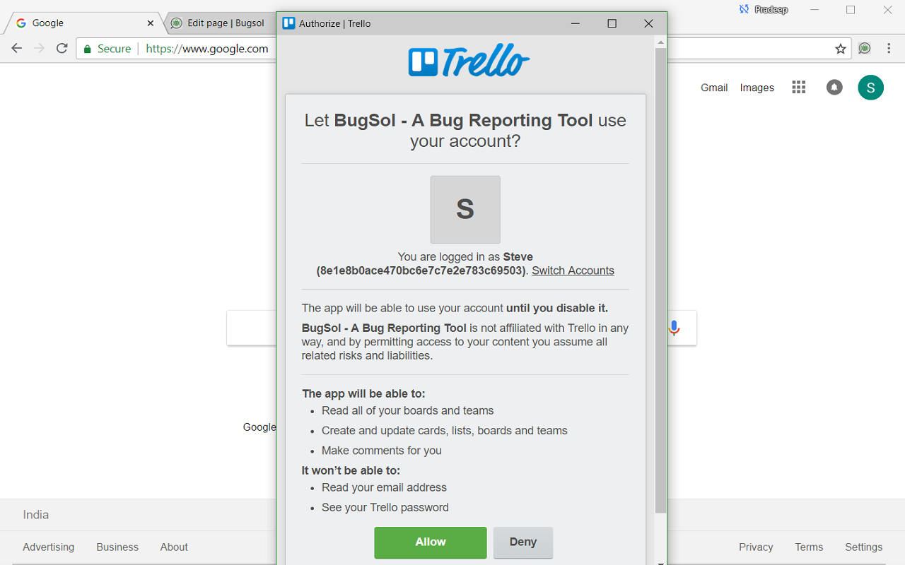 BugSol - A Bug Reporting Tool chrome谷歌浏览器插件_扩展第2张截图