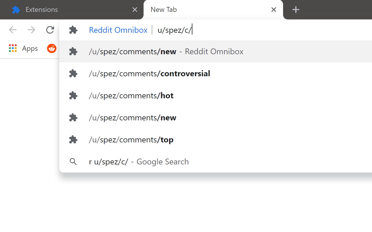 Reddit Omnibox chrome谷歌浏览器插件_扩展第3张截图