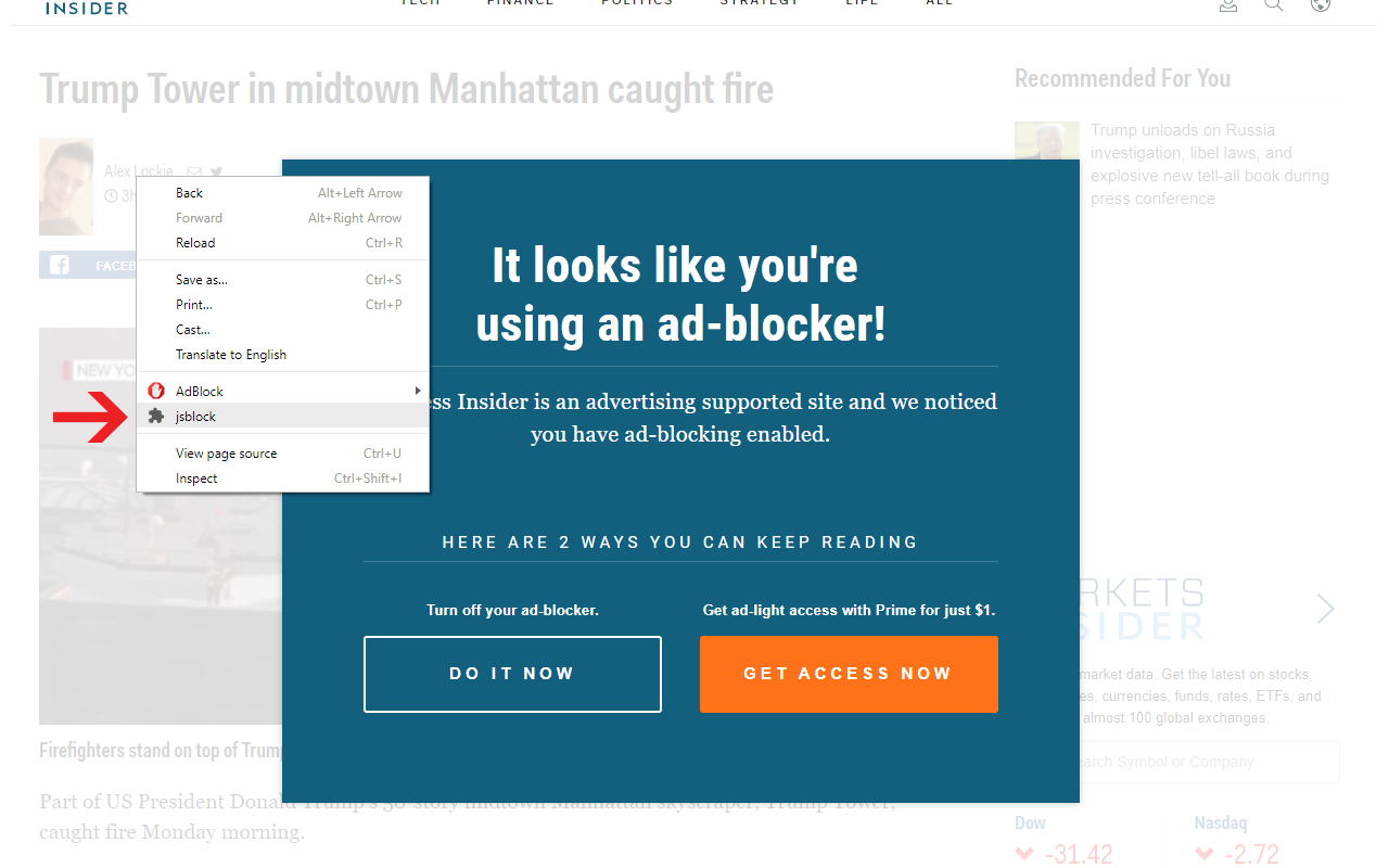 jsblocks chrome谷歌浏览器插件_扩展第1张截图