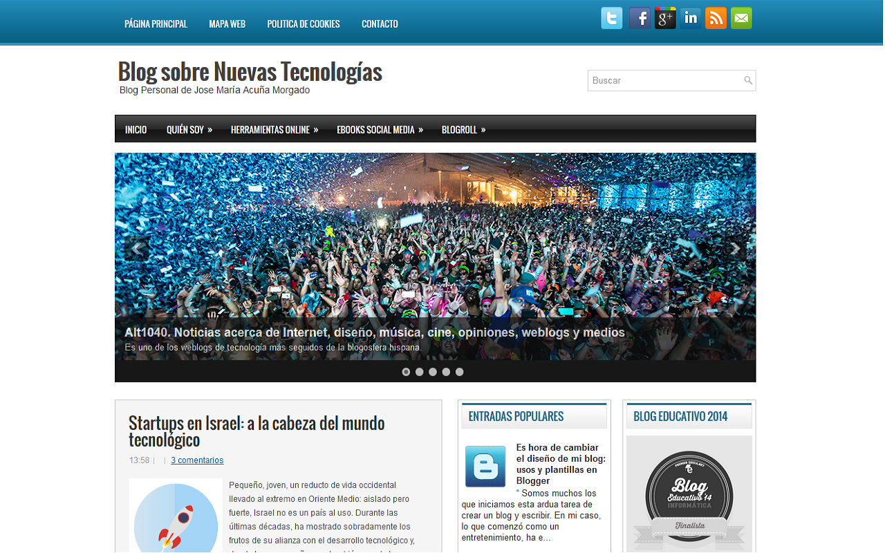 Actualidad - Blog Nuevas Tecnologías chrome谷歌浏览器插件_扩展第1张截图