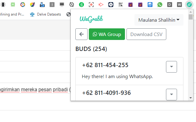 WeGrabb chrome谷歌浏览器插件_扩展第1张截图