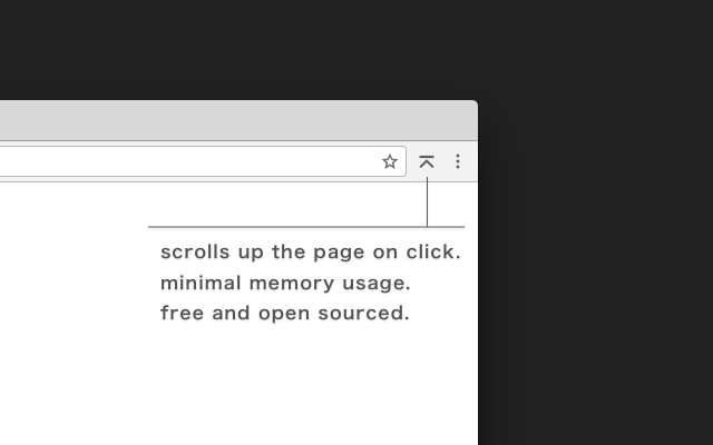 Back to Top chrome谷歌浏览器插件_扩展第1张截图