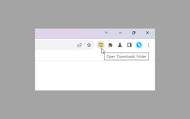 Downloads Folder Launcher chrome谷歌浏览器插件_扩展第1张截图