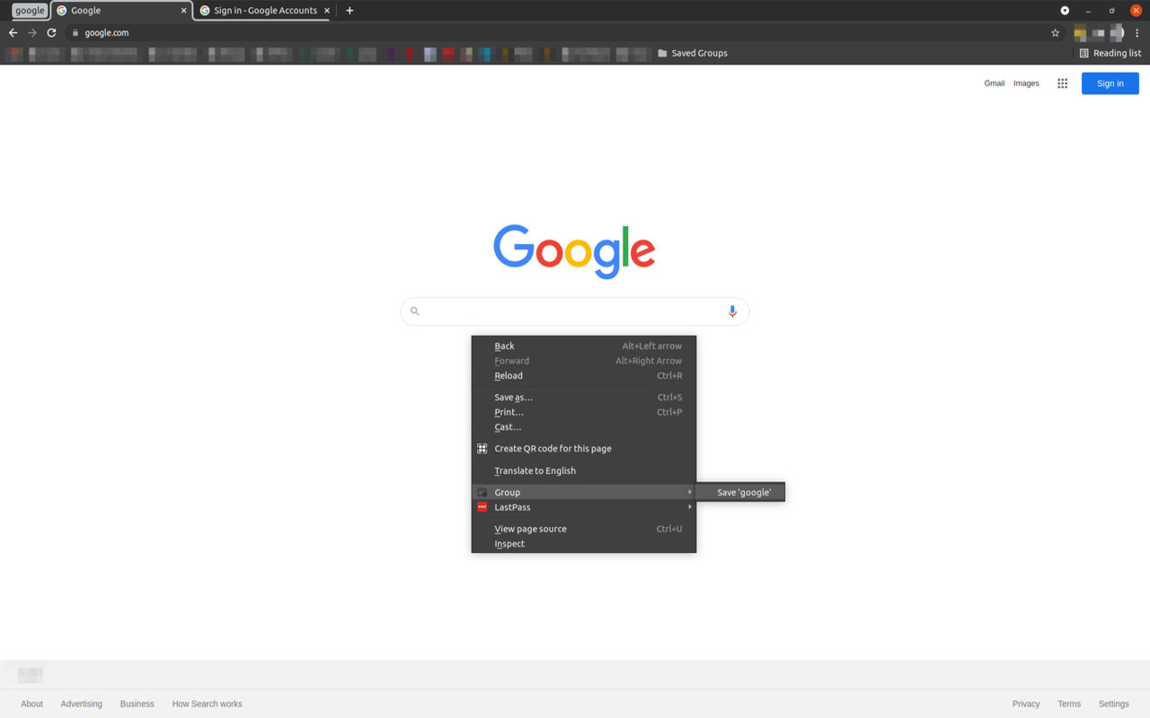 Bookmark Groups chrome谷歌浏览器插件_扩展第1张截图