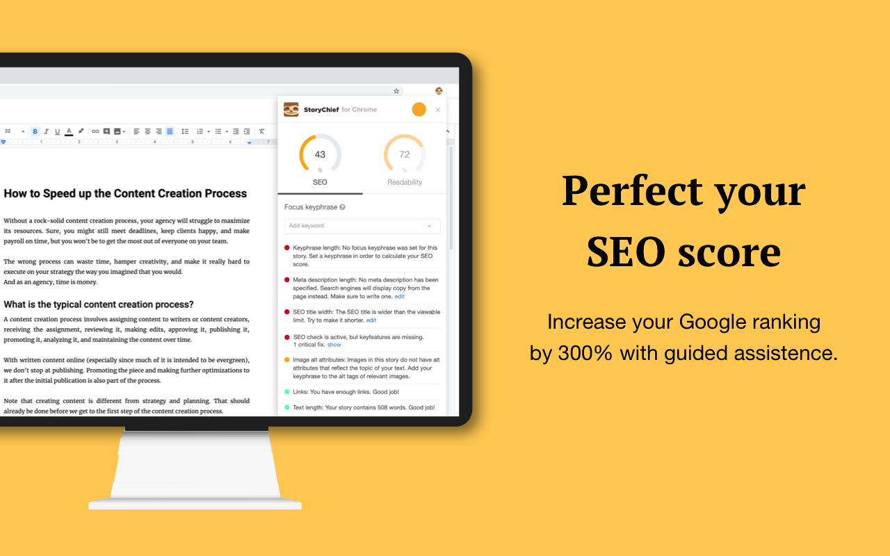 SEO for GoogleDocs by StoryChief chrome谷歌浏览器插件_扩展第1张截图