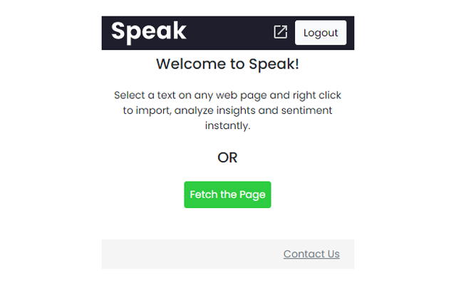 Speak Ai - Import & Analyze Text chrome谷歌浏览器插件_扩展第5张截图