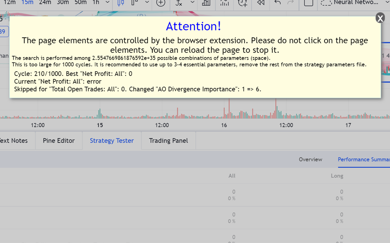 The Optimiser - TradingView Strategies chrome谷歌浏览器插件_扩展第1张截图