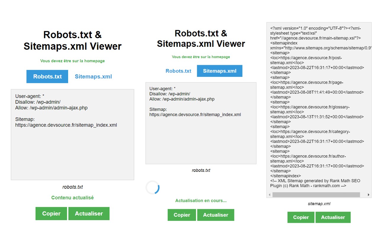 Robots TXT & Sitemaps XML Viewer 👀 chrome谷歌浏览器插件_扩展第3张截图