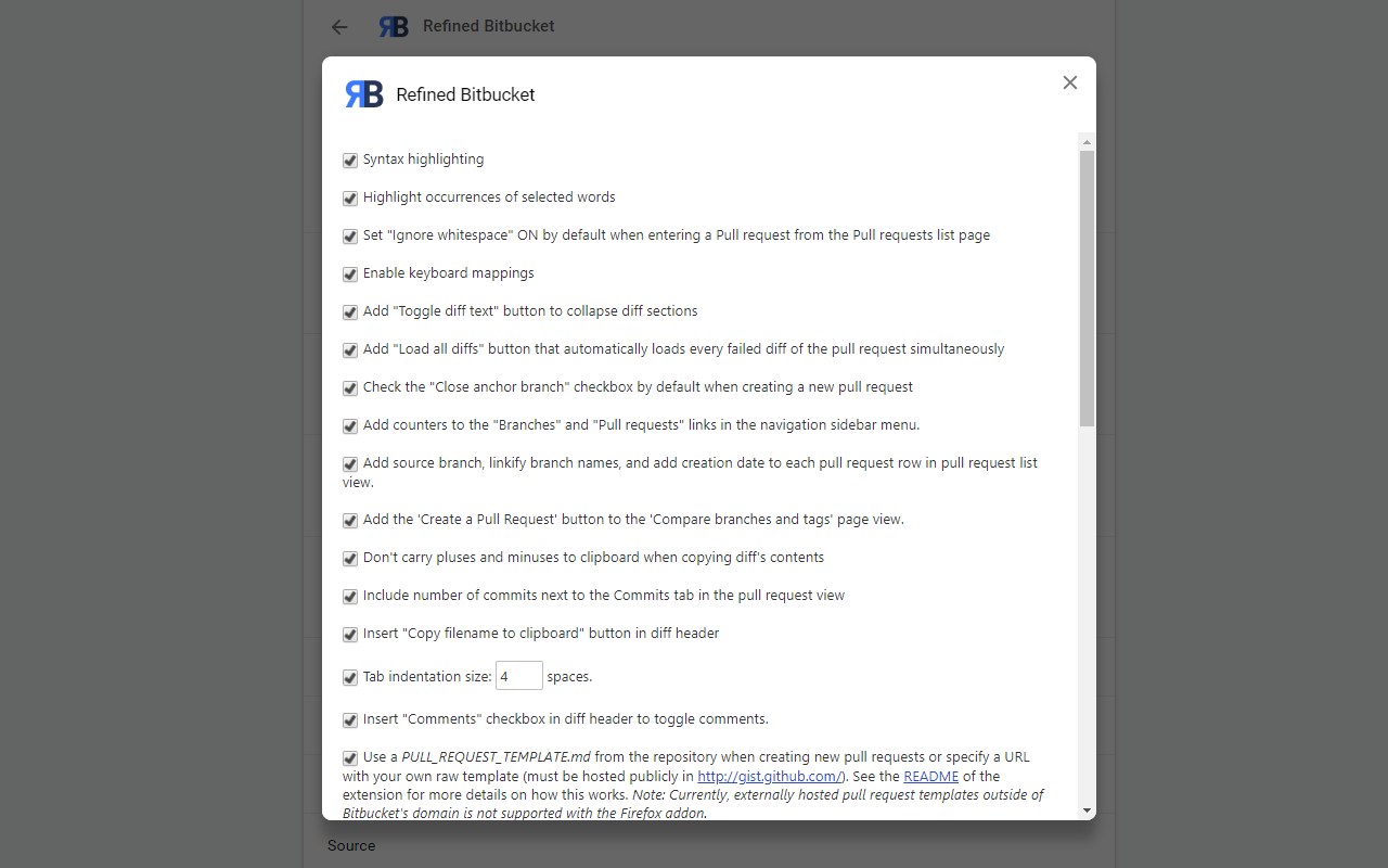 Refined Bitbucket chrome谷歌浏览器插件_扩展第1张截图