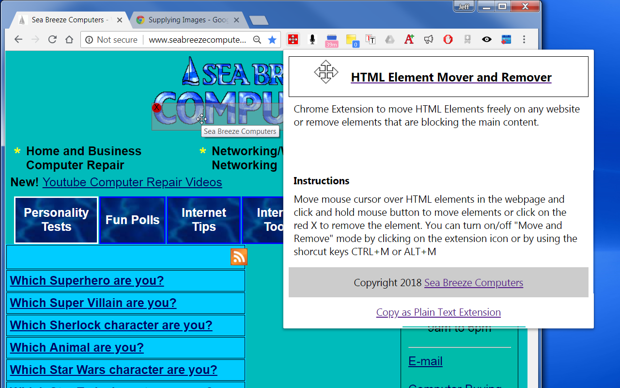 HTML Element Mover And Remover chrome谷歌浏览器插件_扩展第3张截图