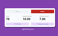 CPS Test Pro - Clicks Per Second Test chrome谷歌浏览器插件_扩展第1张截图