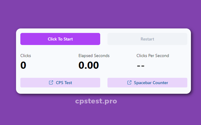 CPS Test Pro - Clicks Per Second Test chrome谷歌浏览器插件_扩展第3张截图