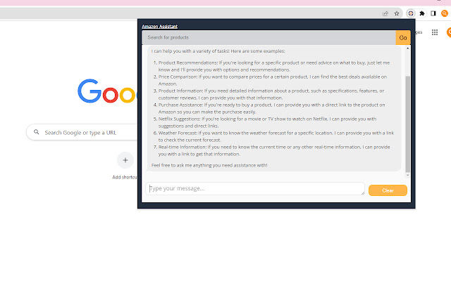 ChatGPT on Amazon chrome谷歌浏览器插件_扩展第1张截图