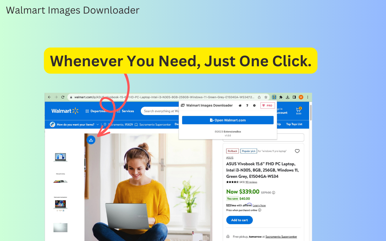 Walmart Images Downloader chrome谷歌浏览器插件_扩展第1张截图