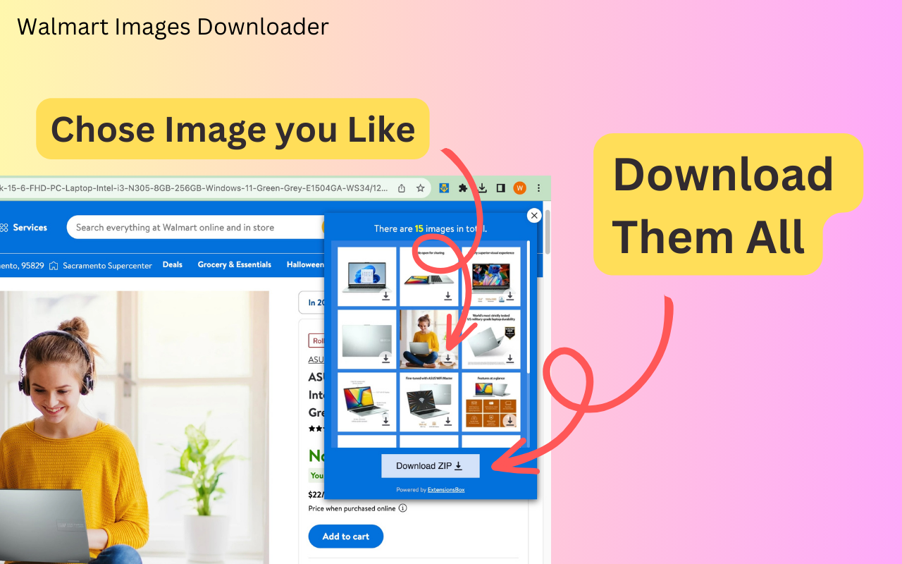 Walmart Images Downloader chrome谷歌浏览器插件_扩展第2张截图